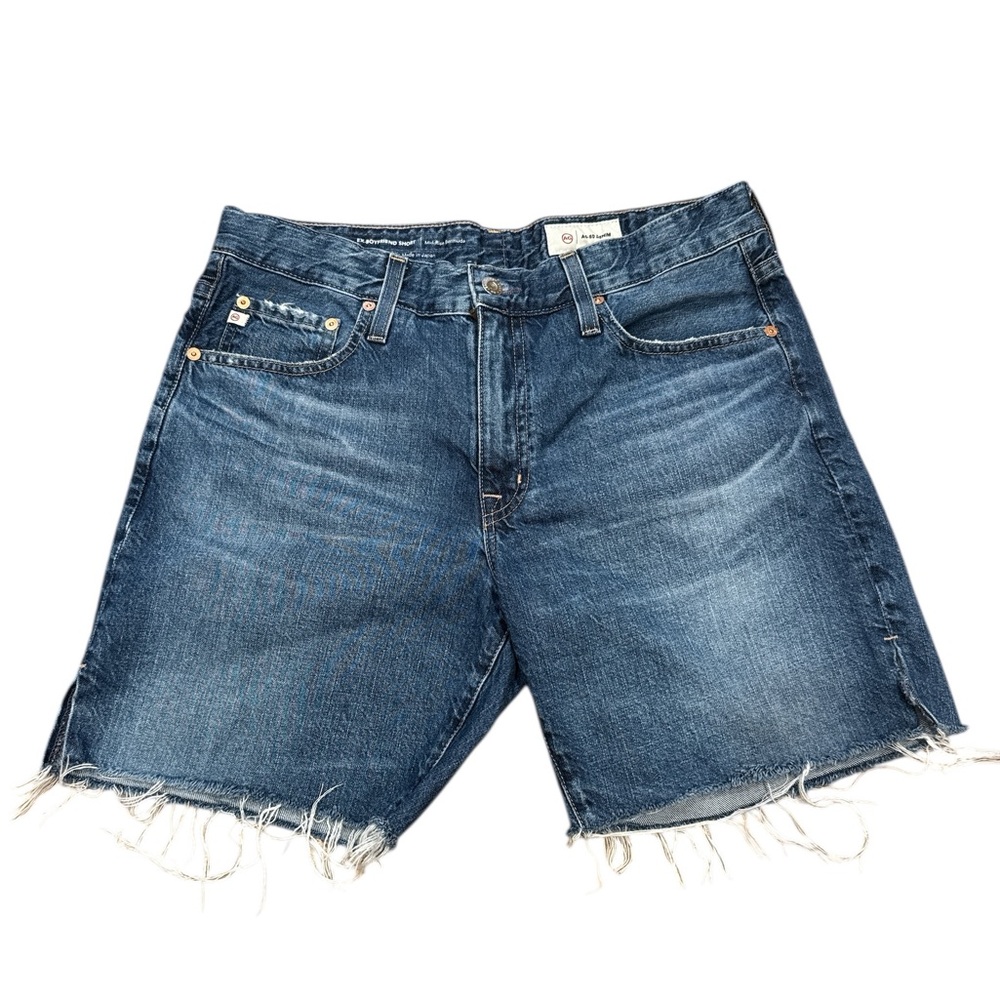 AG Adriano Goldschmied Ex Boyfriend 
 Denim Cutoff Shorts size 28